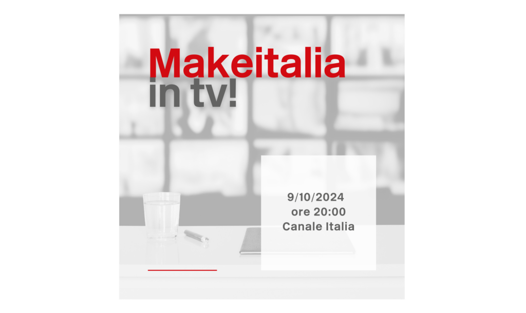 Intervista a Makeitalia su Canale Italia, in occasione del Farete 2024